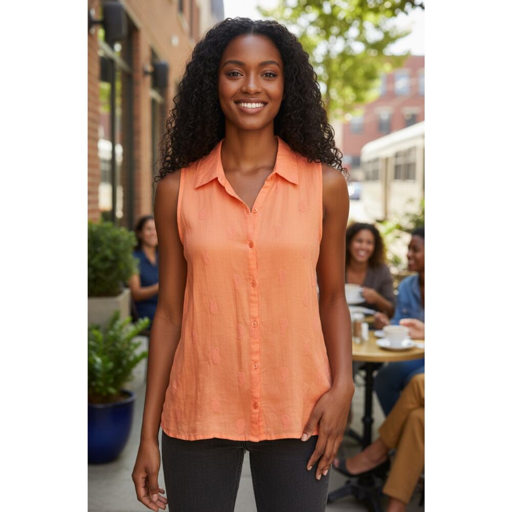 O’NEILL EMBROIDERED BLOUSE TOP WOMENS SIZE MEDIUM